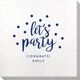 Confetti Dots Let's Party Bamboo Luxe Napkins Image 3 of 5